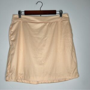 NWT Greg Norman Gingham Checkered Skort Golf Pickleball Skort Size Medium